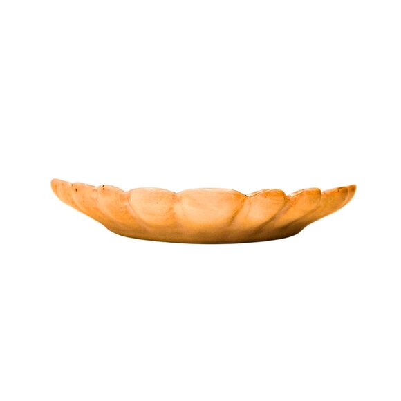 Anthropologie Ceramic Decorative Dish – Pink & Gold Floral – Perfect Holiday Gif - Picture 2 of 5